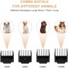 Kingleen Tosatrice rasoio elettrico professionale wireless per cani...