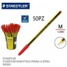 Staedtler Penna NORIS STICK Staedtler 1,0mm penna a sfera 50 pezzi ...