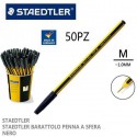 Penna NORIS STICK Staedtler 1,0mm penna a sfera 50 pezzi blu nero rosso verde