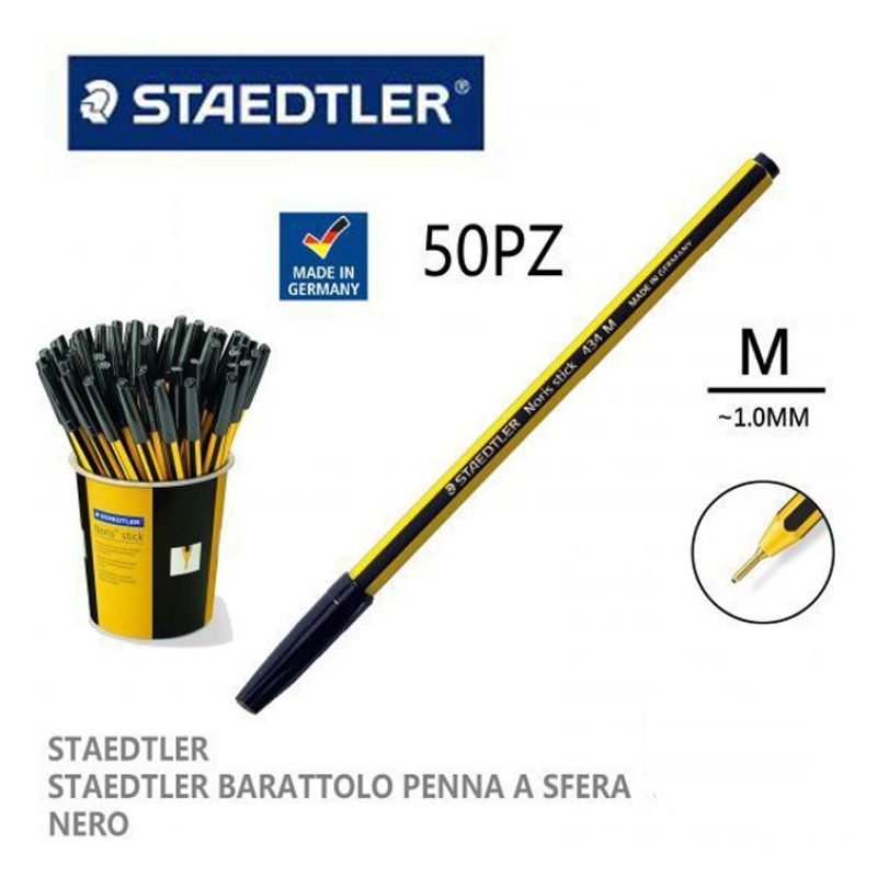 Staedtler Penna NORIS STICK Staedtler 1,0mm penna a sfera 50 pezzi ...