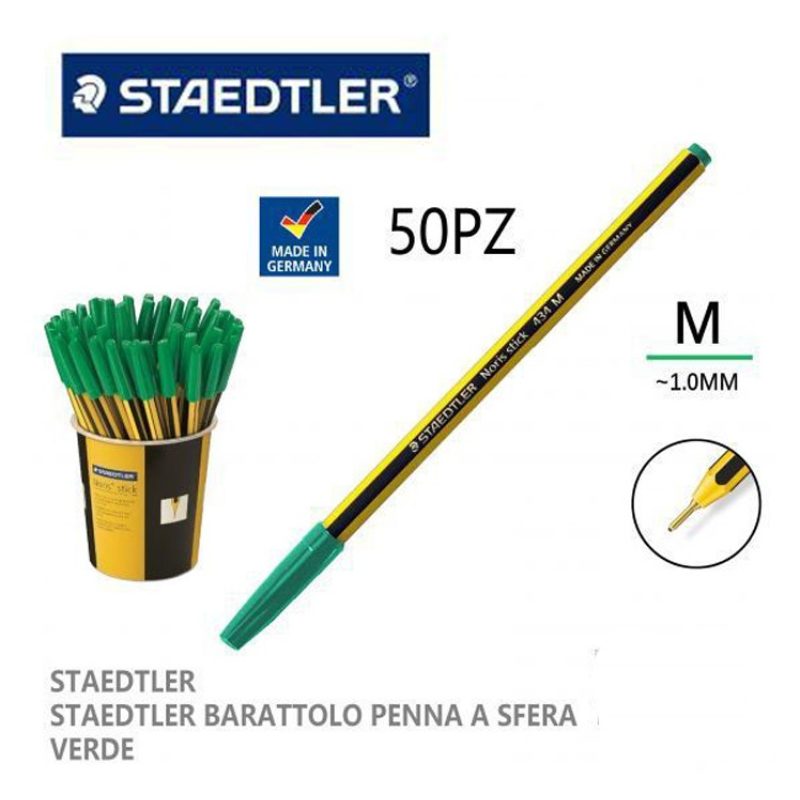 Staedtler Penna NORIS STICK Staedtler 1,0mm penna a sfera 50 pezzi ...