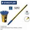 Staedtler Penna NORIS STICK Staedtler 1,0mm penna a sfera 50 pezzi ...