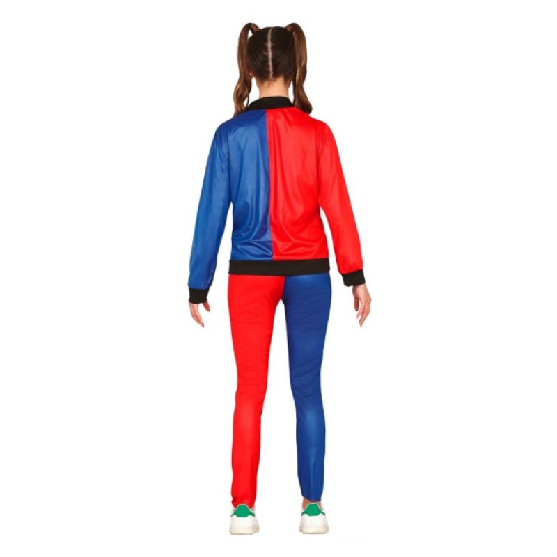 Guirca Costume bambina halloween carnevale harley quinn Suicide Squ...