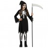Guirca Costume Mietitore Nero Morte Vestito Bambina Abito Carnevale...