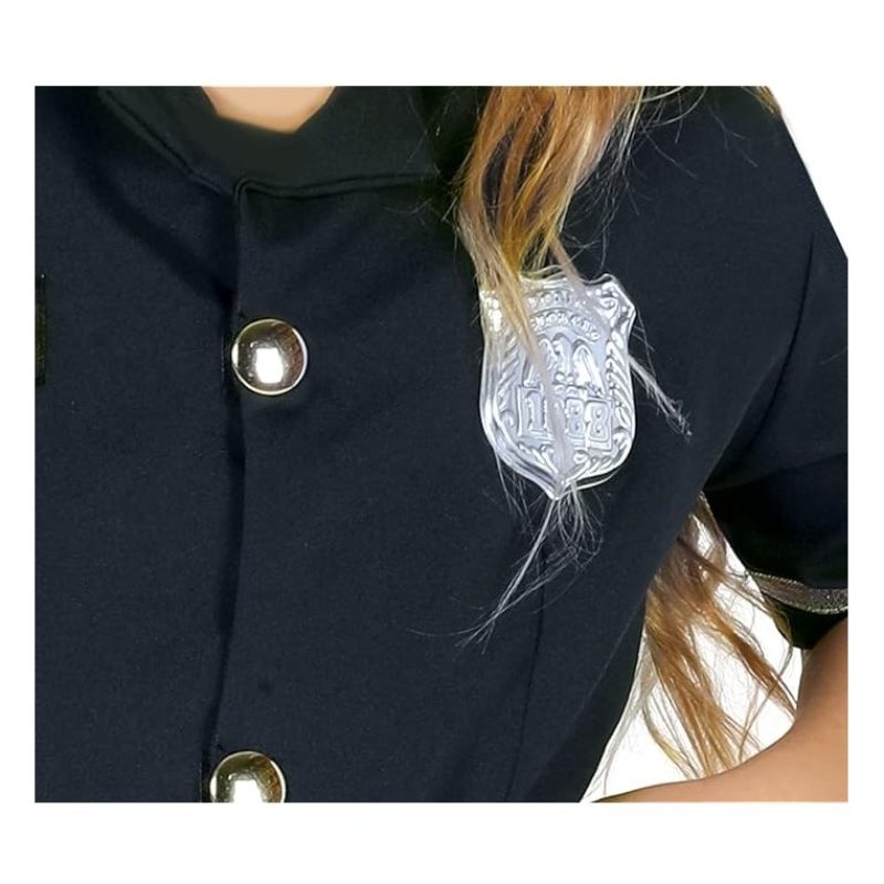 Guirca Costume vestito abito travestimento carnevale bambina polizi...