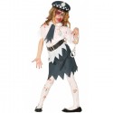 Costume vestito travestimento carnevale bambina zombie poliziotta halloween 5-12