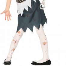 Costume vestito travestimento carnevale bambina zombie poliziotta halloween 5-12