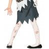 Guirca Costume vestito travestimento carnevale bambina zombie poliz...