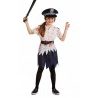 Guirca Costume vestito travestimento carnevale bambina zombie poliz...