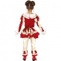 Costume clown carnevale bambina vestito Guirca pagliaccia assassino horror 5-12