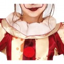 Costume clown carnevale bambina vestito Guirca pagliaccia assassino horror 5-12