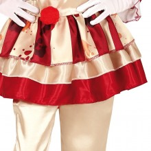 Costume clown carnevale bambina vestito Guirca pagliaccia assassino horror 5-12