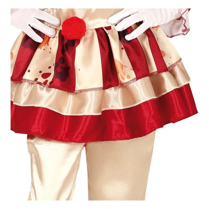 Guirca Costume clown carnevale bambina vestito Guirca pagliaccia as...
