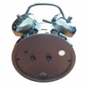 Sveglia orologio analogico americana alluminio martellino classica lancette Sveglia orologio analogico americana alluminio martellino classica lancette