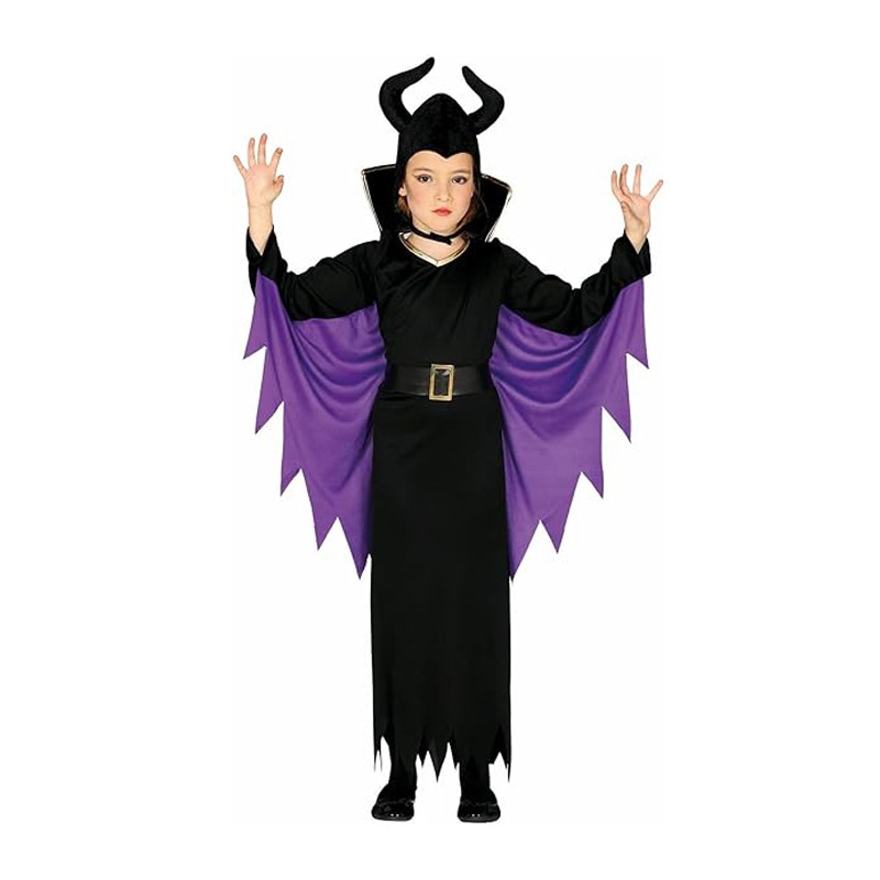 Costume vestito abito travestimento Carnevale Halloween cosplay bambina Malefica