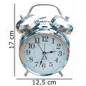 Sveglia orologio analogico americana alluminio martellino classica lancette Sveglia orologio analogico americana alluminio martellino classica lancette