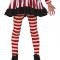 Costume clown horror vintage pagliaccio assassino vestito Guirca bambina  3-12