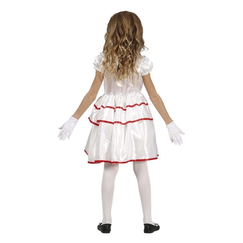 Guirca Costume clown halloween carnevale bambina pagliaccia assassi...