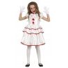 Guirca Costume clown halloween carnevale bambina pagliaccia assassi...