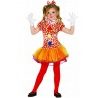 Guirca Costume clown carnevale bambina vestito Guirca pagliaccia co...