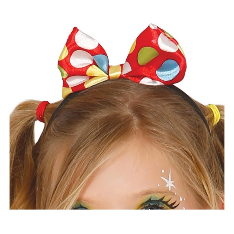 Guirca Costume clown carnevale bambina vestito Guirca pagliaccia co...