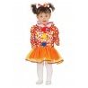 Guirca Costume clown carnevale bambina vestito Guirca pagliaccia co...