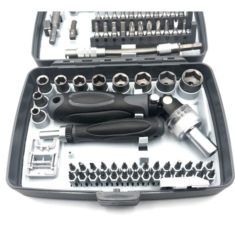Andowl Kit valigia set chiavi a bussola 68 Pz cricchetto cacciavite...