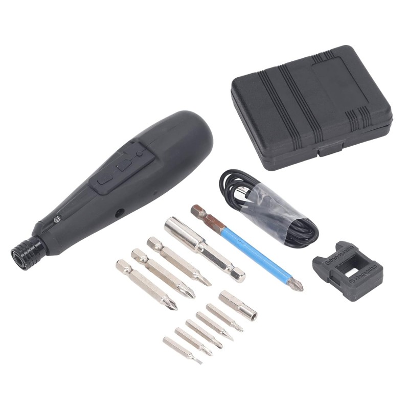 Cacciavite avvitatore elettrico ricaricabile USB senza fili 3.6V + 10 punte