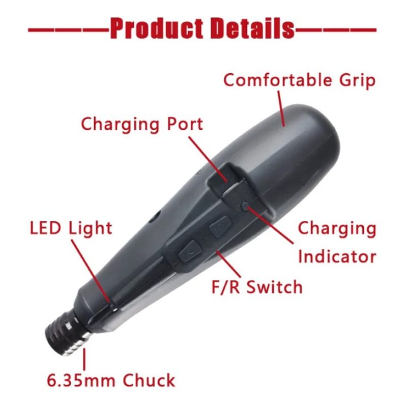 Andowl Cacciavite avvitatore elettrico ricaricabile USB senza fili ...