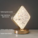 Lampada da tavolo led ricaricabile USB Touch luce dimmerabile bar pub hotel oro