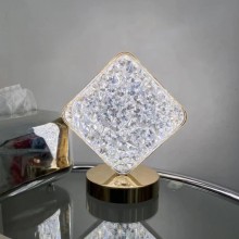 Lampada da tavolo led ricaricabile USB Touch luce dimmerabile bar pub hotel oro