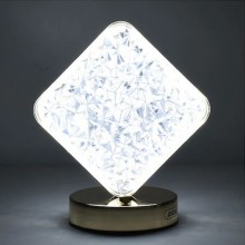 Lampada da tavolo led ricaricabile USB Touch luce dimmerabile bar pub hotel oro
