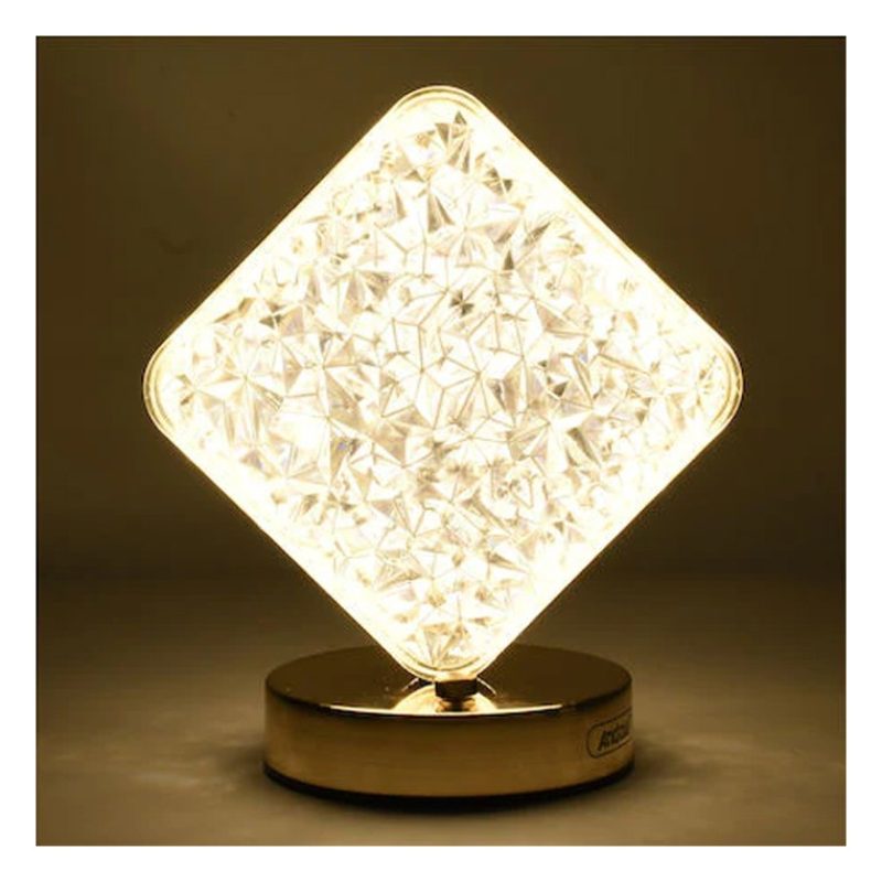 Andowl Lampada da tavolo led ricaricabile USB Touch luce dimmerabil...
