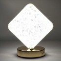 Lampada da tavolo led ricaricabile USB Touch luce dimmerabile bar pub hotel oro