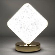 Lampada da tavolo led ricaricabile USB Touch luce dimmerabile bar pub hotel oro