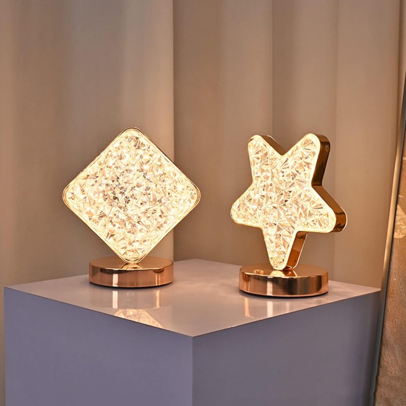 Andowl Lampada da tavolo led ricaricabile USB Touch luce dimmerabil...