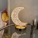 Lampada da tavolo led ricaricabile USB Touch luce dimmerabile bar pub oro luna