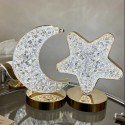 Lampada da tavolo led ricaricabile USB Touch luce dimmerabile bar pub oro luna