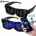 Occhiali led luminosi Bluetooth personalizzabile futuristici feste rave party