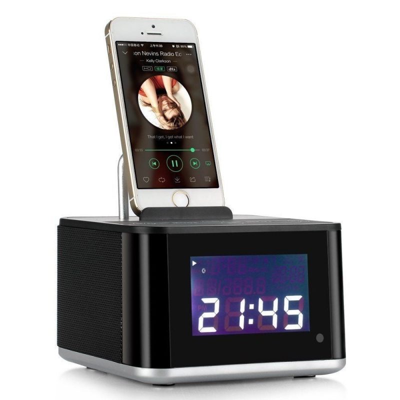 Sveglia Orologio Calendario Cassa altoparlante bluetooth altoparlante smartphone
