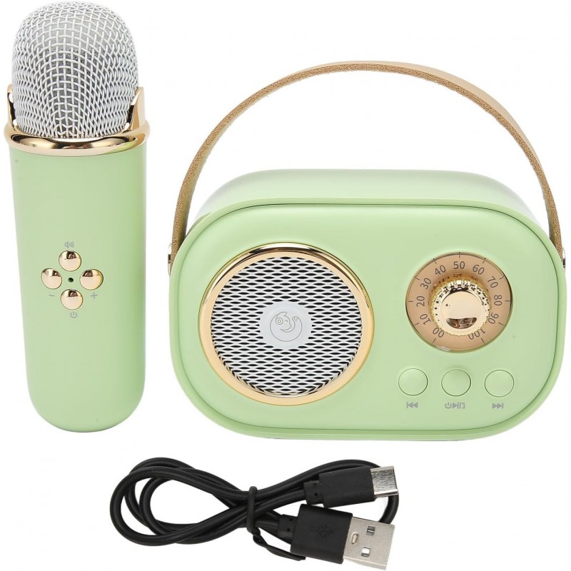 Hongu Mini cassa portatile speaker wireless microfono bluetooth alt...