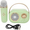 Hongu Mini cassa portatile speaker wireless microfono bluetooth alt...