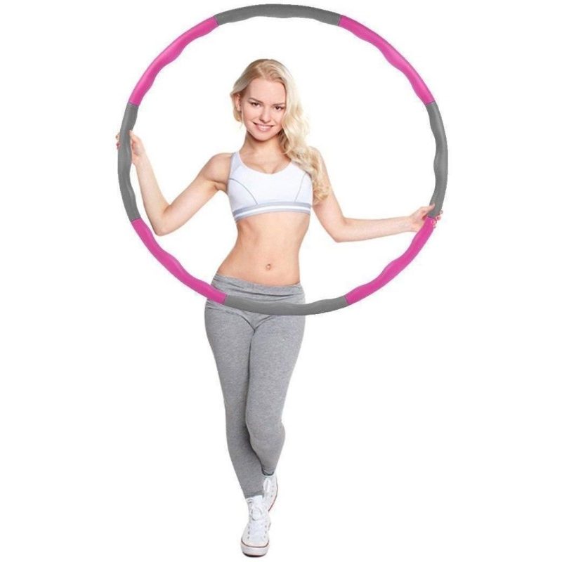 Hula Hoop in schiuma componibile smontabile addominali e fianchi perfetti 95 cm
