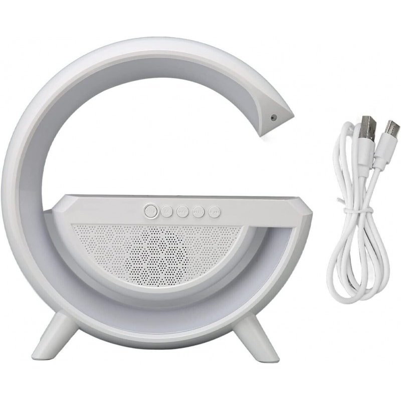 Hongu Lampada LED RGB con Ricarica Wireless Bluetooth Speaker Ricar...