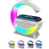 Hongu Lampada LED RGB con Ricarica Wireless Bluetooth Speaker Ricar...