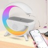 Hongu Lampada LED RGB con Ricarica Wireless Bluetooth Speaker Ricar...