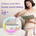 Lampada LED RGB con Ricarica Wireless Bluetooth Speaker Ricaricabile Radio FM SD
