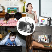 Schermo lente ingrandimento 12" per cellulare smartphone forma TV retrò telefono