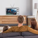 Schermo lente ingrandimento 12" per cellulare smartphone forma TV retrò telefono