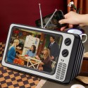 Schermo lente ingrandimento 12" per cellulare smartphone forma TV retrò telefono